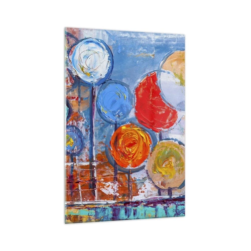 Schilderen op glas - Wonderen op de stok - 70x100 cm
