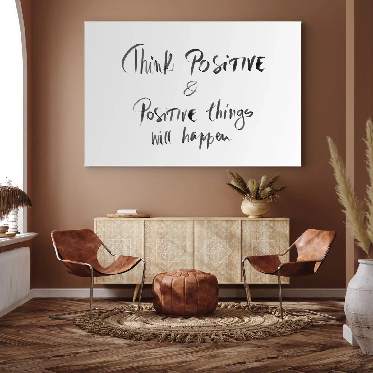 Schilderen op canvas - Hoe leef je het leven? - 120x80 cm