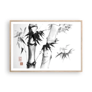 Een poster in een licht eiken lijst - Close-up op het oosten - 100x70 cm