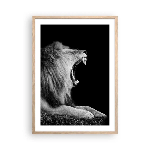Een poster in een licht eiken lijst - Zonder enige twijfel - 50x70 cm