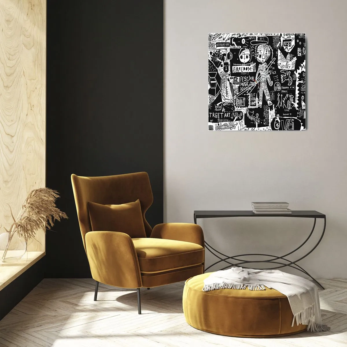 Wandklok - Klok - Geestelijke jeugd van wet en vreugde - 30x30 cm