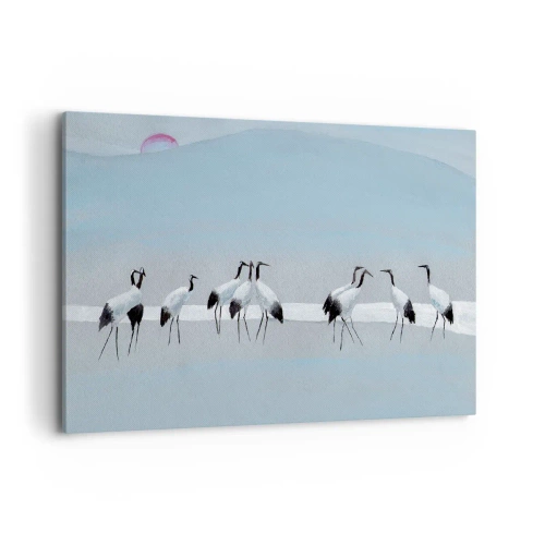 Schilderen op canvas - Na een warme dag - 120x80 cm