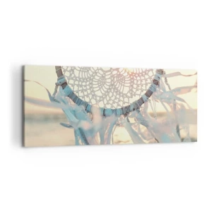 Schilderen op canvas - Kanten totem - 100x40 cm