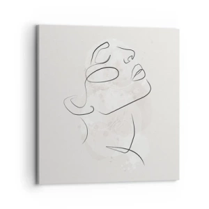 Schilderen op canvas - De omtrek van een droom - 70x70 cm