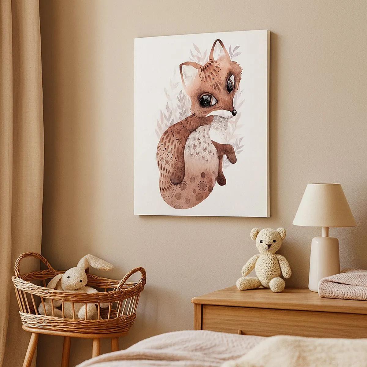 Schilderen op canvas - Houd er gewoon van - 30x30 cm