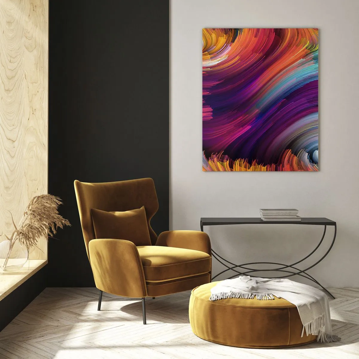 Schilderen op glas - Het begin van een nieuwe wereld - 70x100 cm