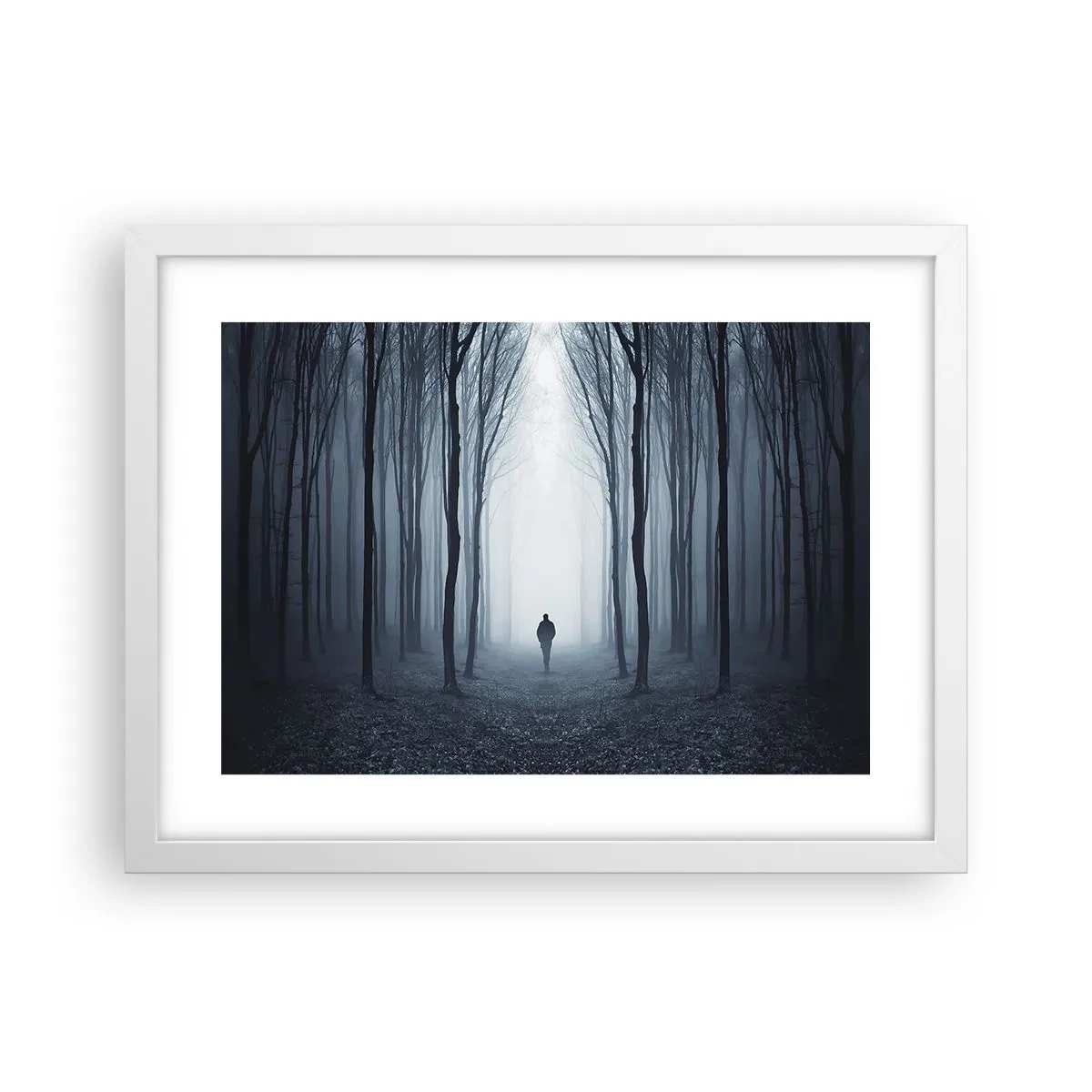 Poster in een witte lijst - En alles is eenvoudig en duidelijk - 40x30 cm