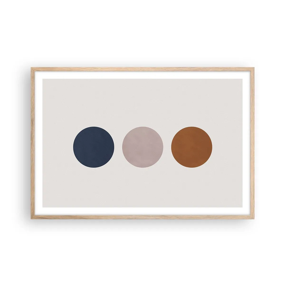 Een poster in een licht eiken lijst - Een symbool van uitmuntendheid - 91x61 cm