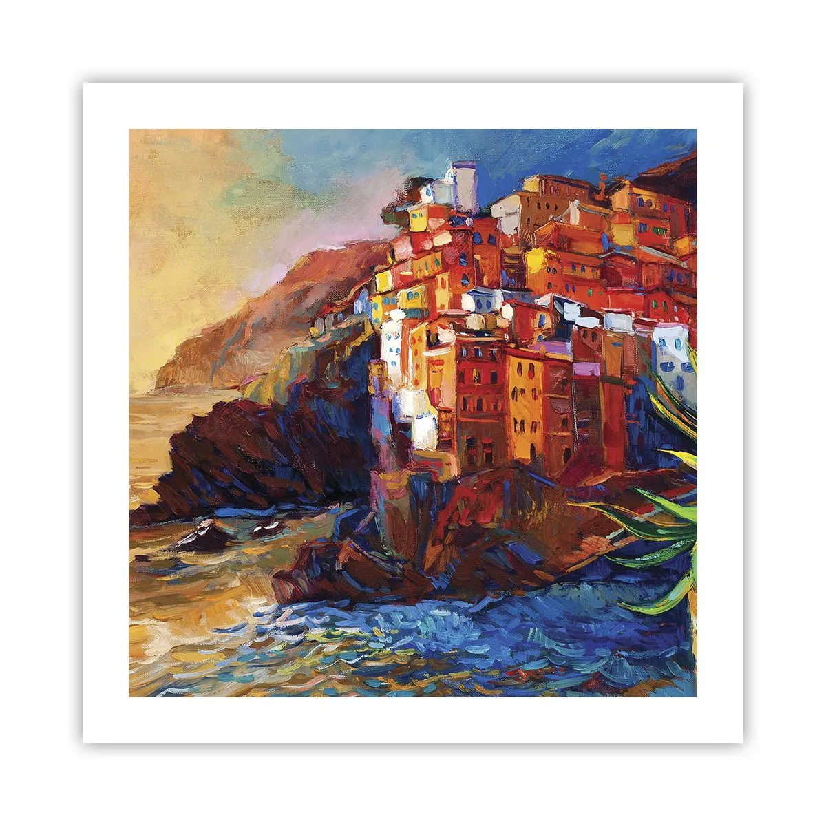 Poster - Italiaanse sfeer - 50x50 cm