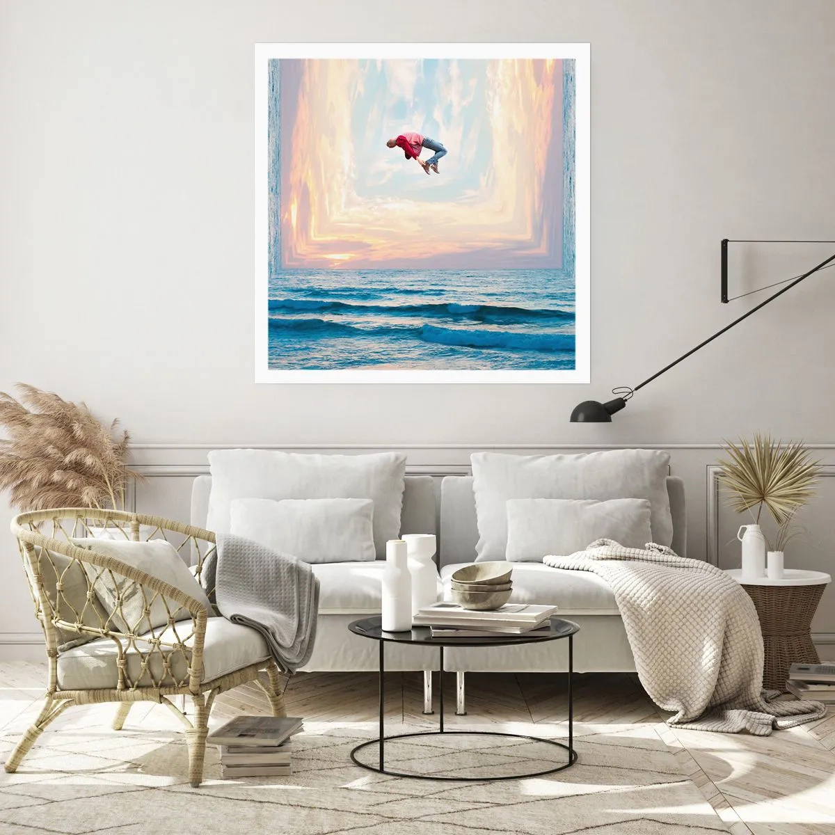Poster - Naar een andere dimensie - 30x30 cm