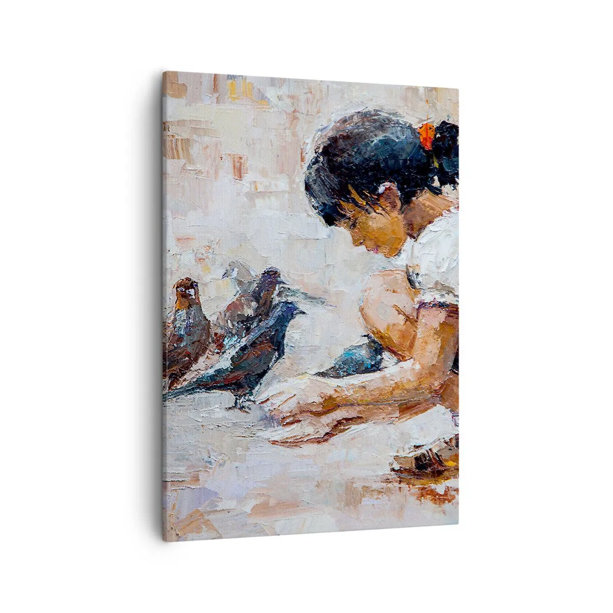 Schilderen op canvas - De kleintjes en de leukste - 50x70 cm