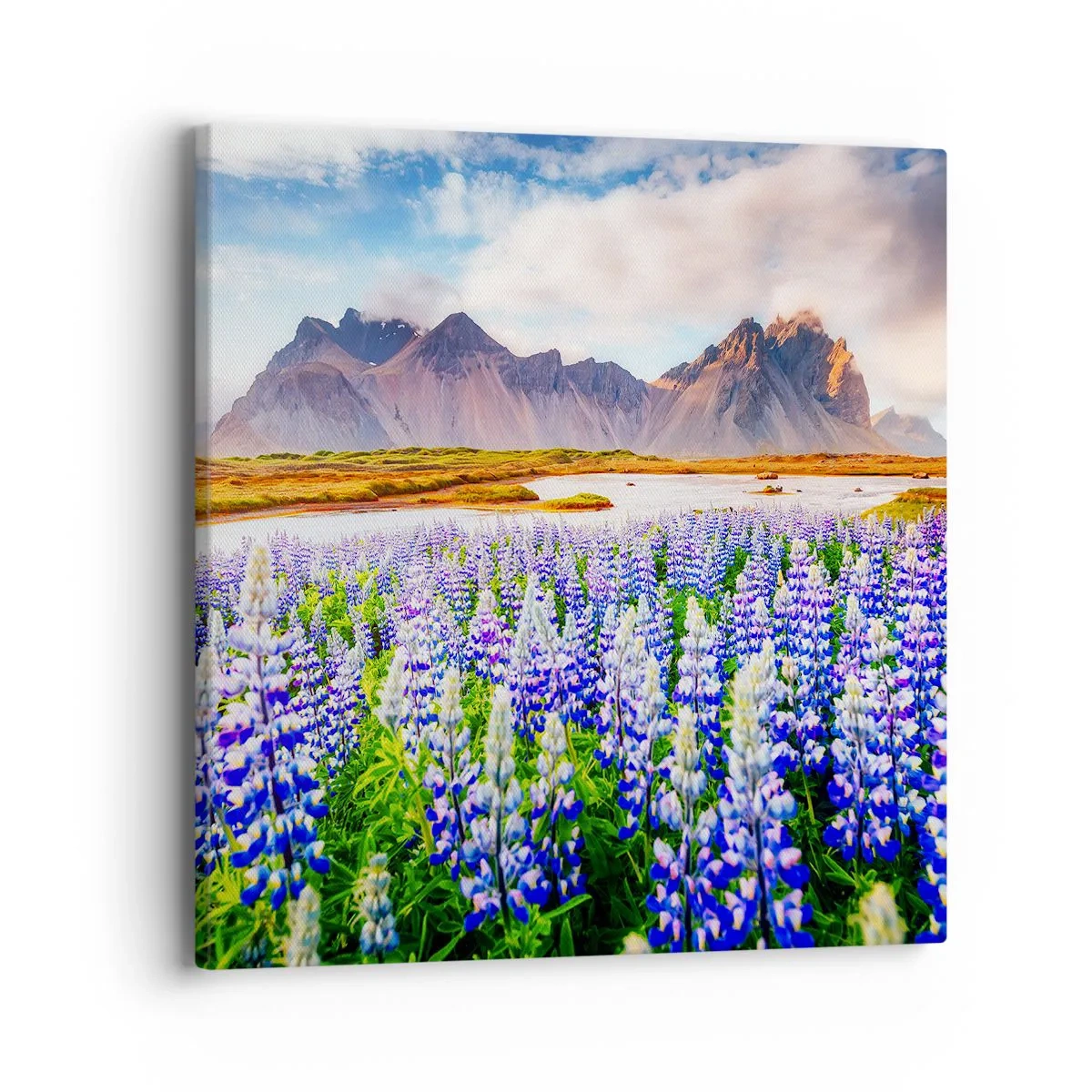 Schilderen op canvas - Kracht en soberheid naast zachtheid - 40x40 cm