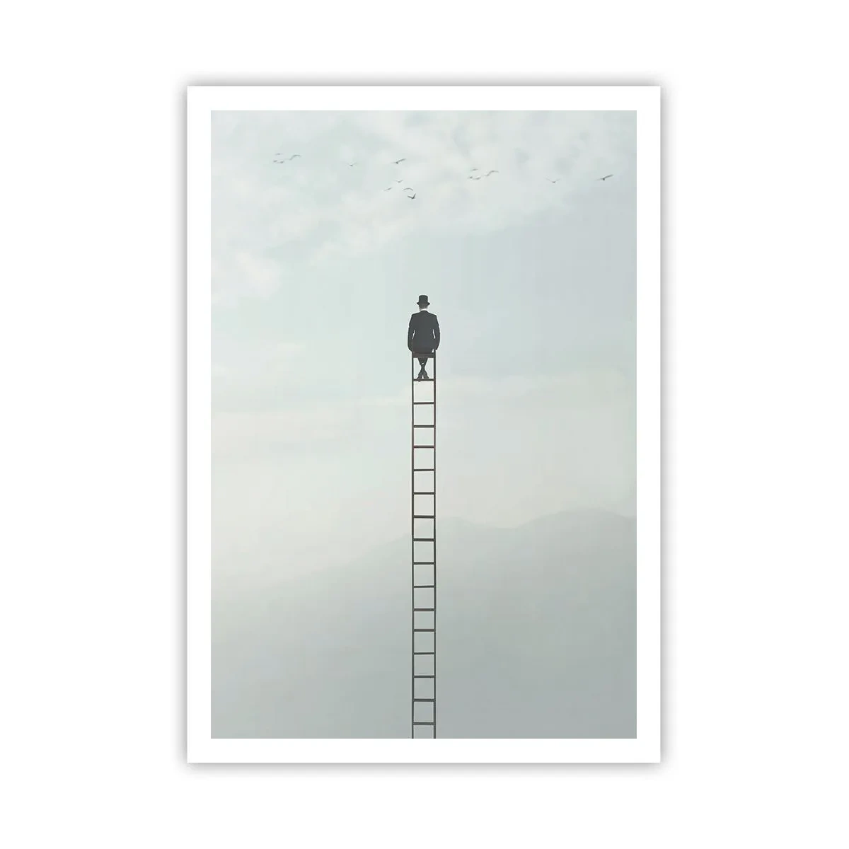 Poster - Stap verder op! - 70x100 cm