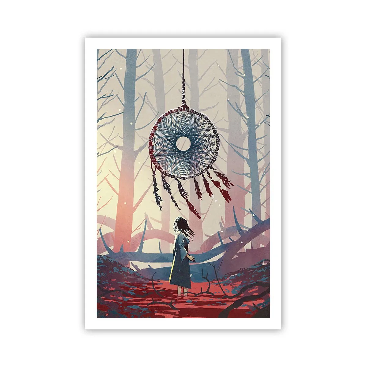 Poster - Een geheim ritueel van geluk - 61x91 cm