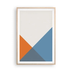 Een poster in een licht eiken lijst - In een hoekje… - 61x91 cm