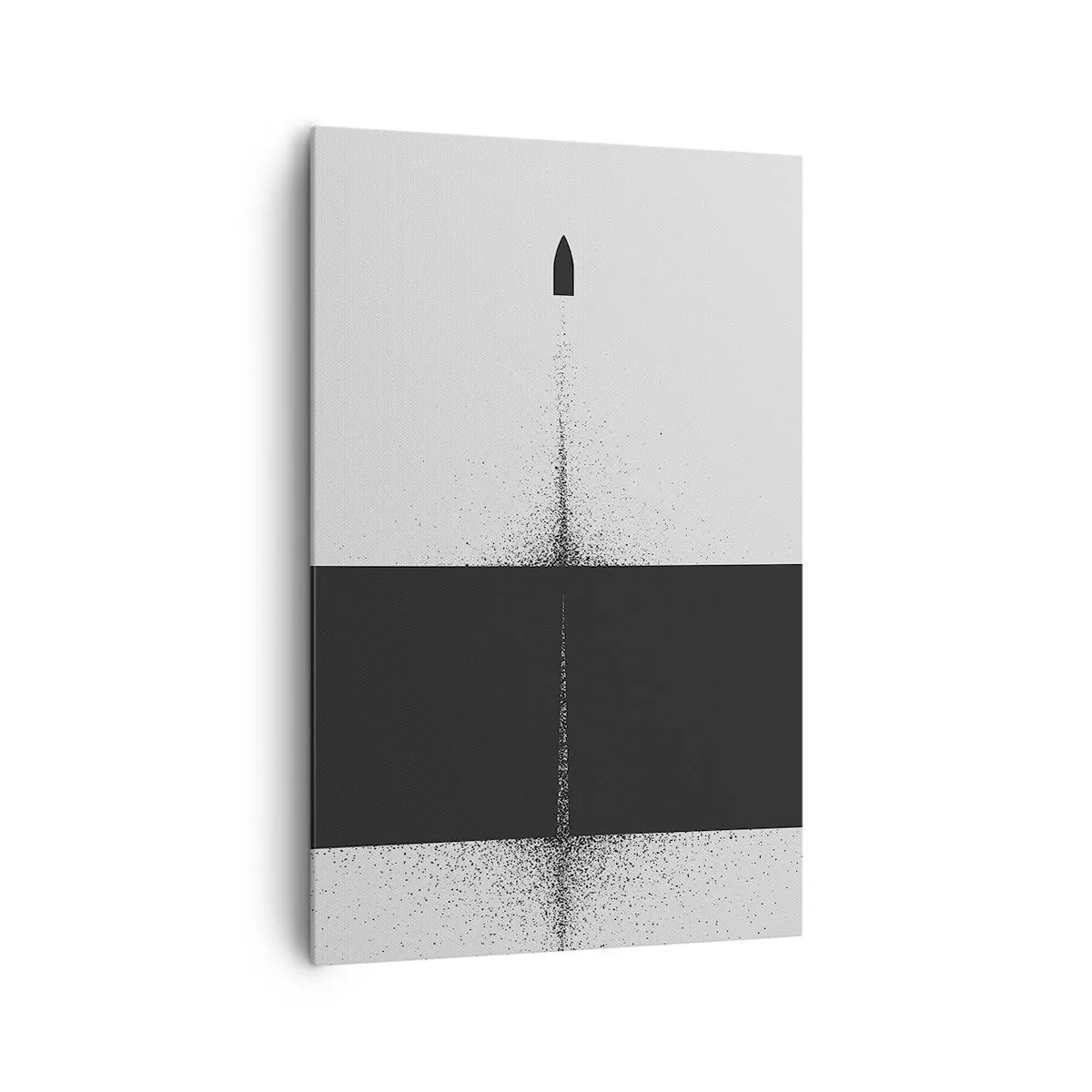 Schilderen op canvas - Rechtstreeks naar het doel - 80x120 cm