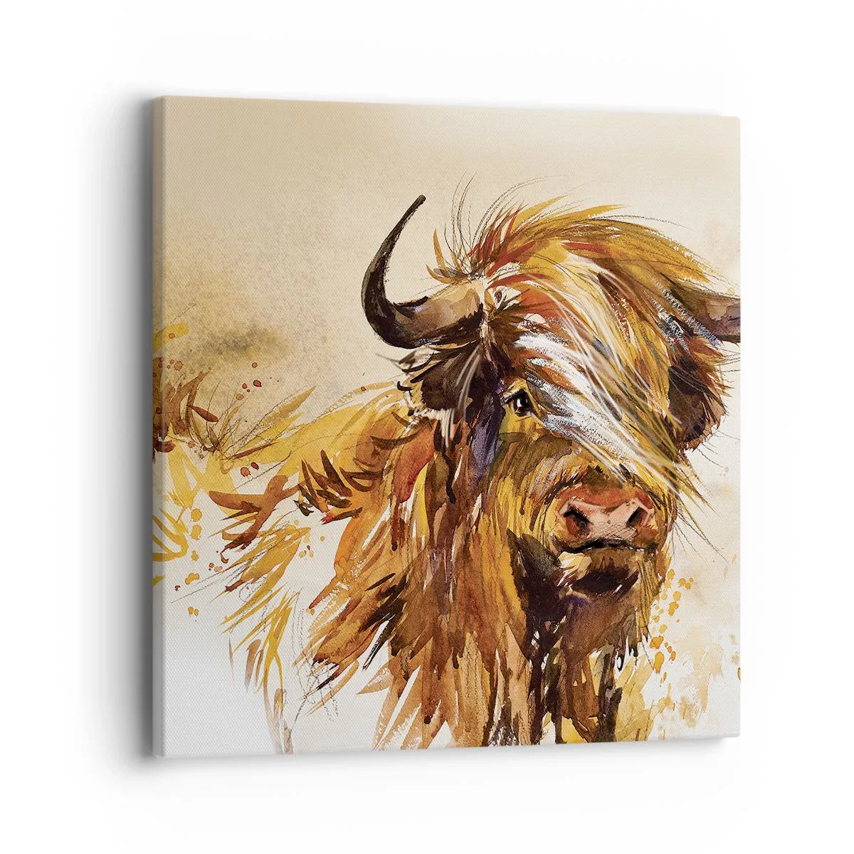 Schilderen op canvas - Trots van de jager - 40x40 cm