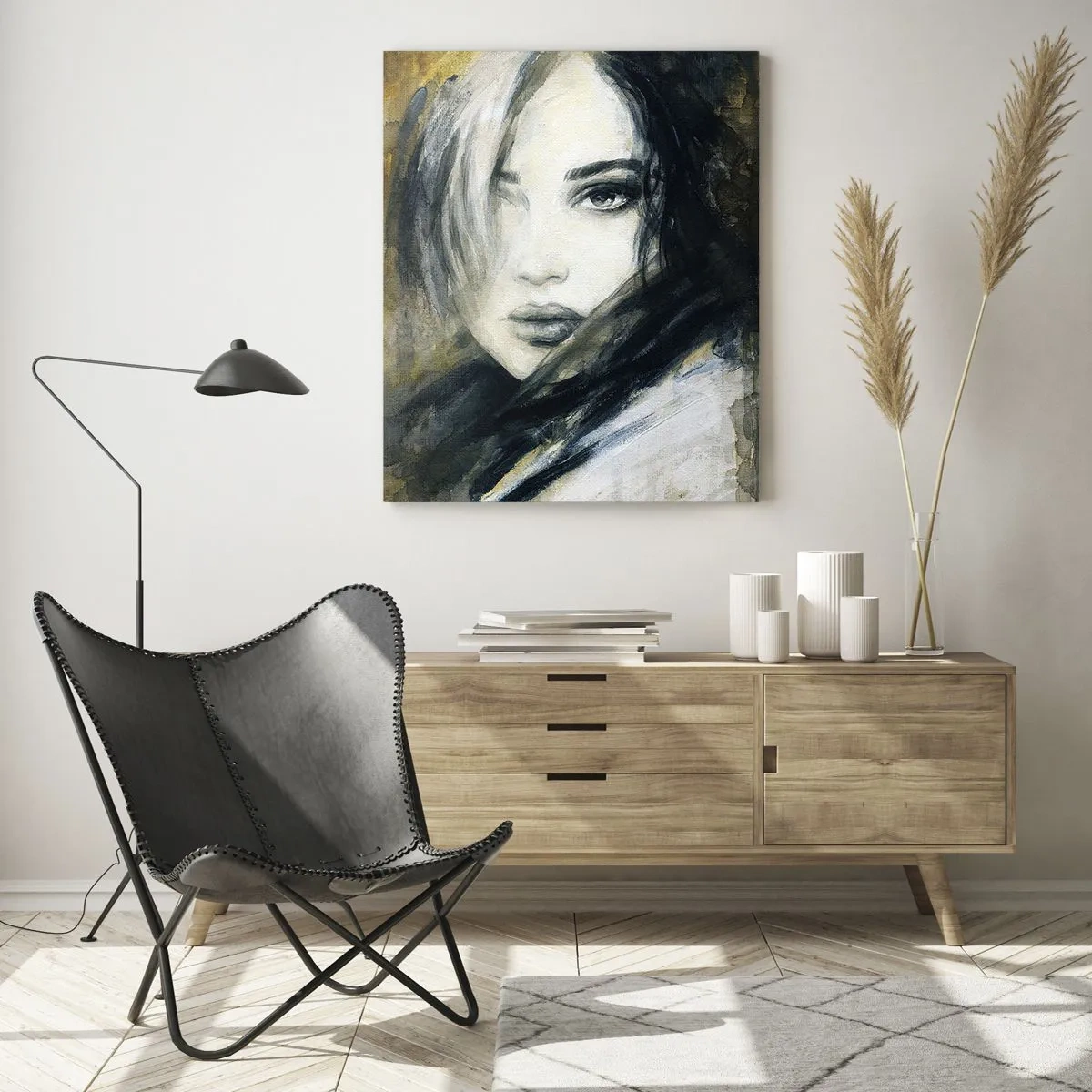 Schilderen op glas - onschuldiger of sensueler? - 80x120 cm