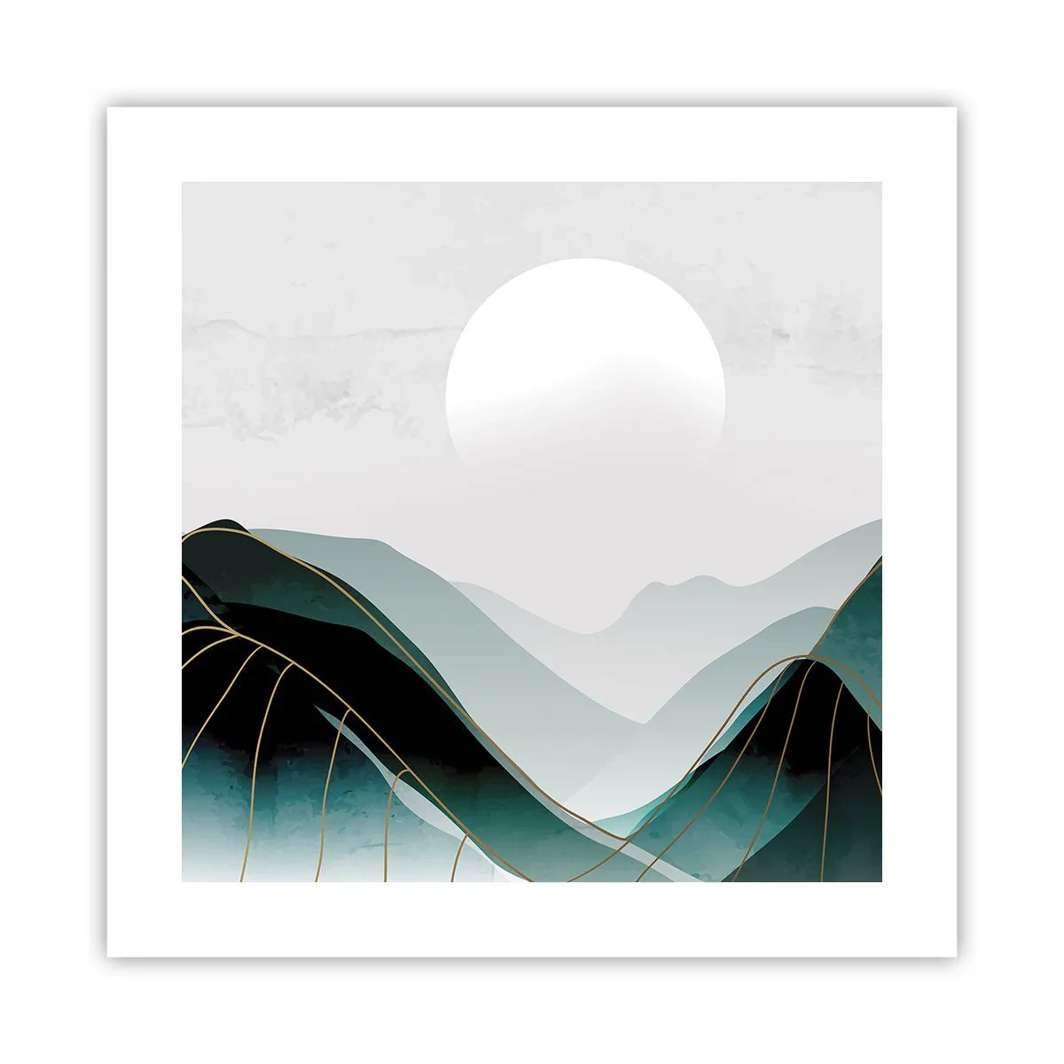 Poster - In volle majesteit - 40x40 cm