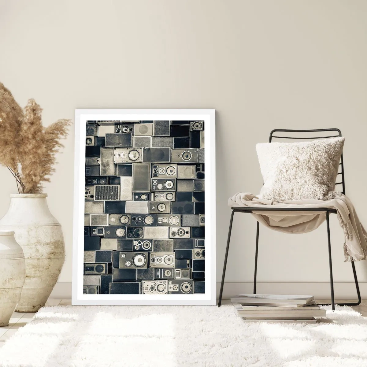 Poster in een witte lijst - En alles is goed - 70x100 cm