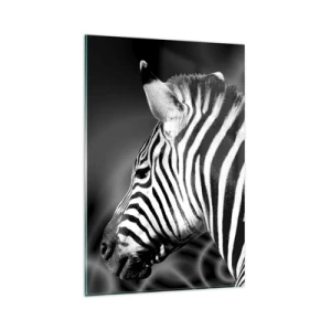 Schilderen op glas - Wit is wit en zwart is zwart - 80x120 cm