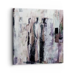 Schilderen op canvas - De mysterieuze drie - 30x30 cm