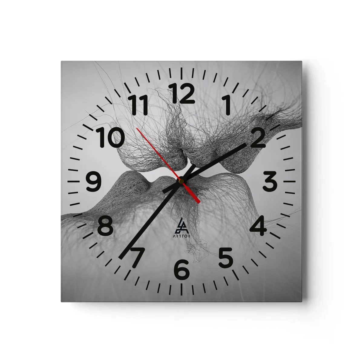 Wandklok - Klok - Kus van de wind - 30x30 cm