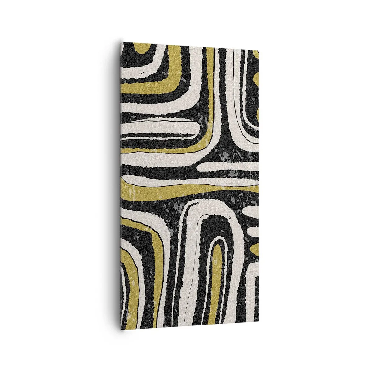 Schilderen op canvas - Compositie: wegen en steegjes - 65x120 cm