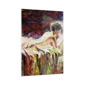 Schilderen op glas - Venus in gedachten - 50x70 cm