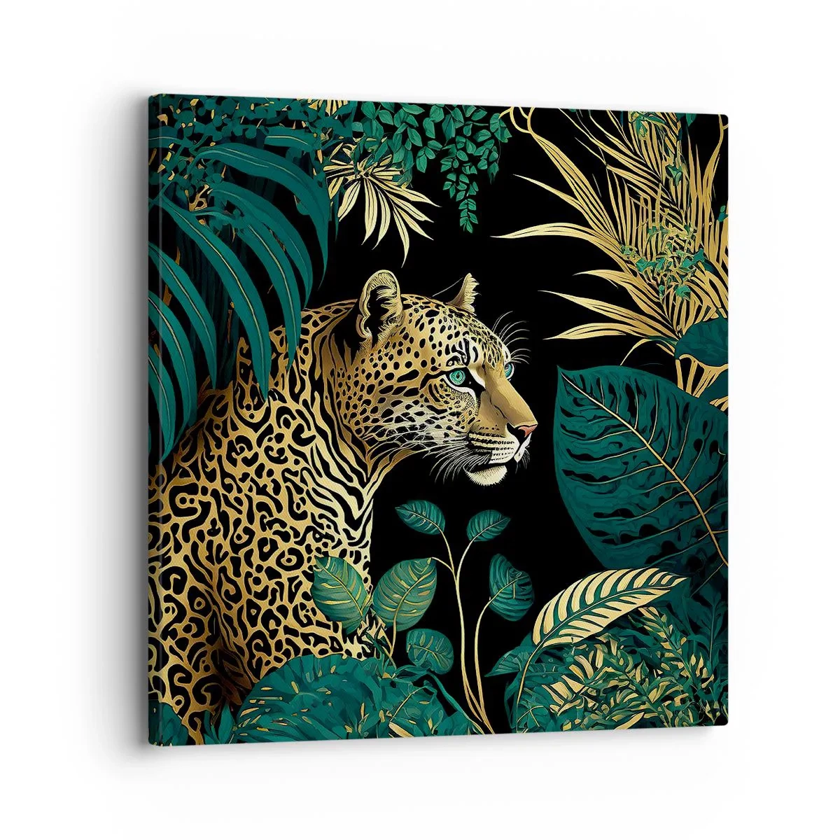 Schilderen op canvas - Een gastheer in de jungle - 30x30 cm