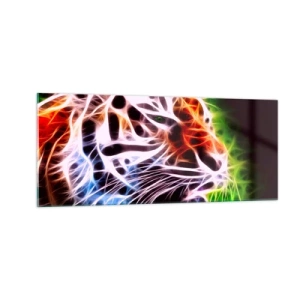 Schilderen op glas - Vreselijke uitstraling - 100x40 cm