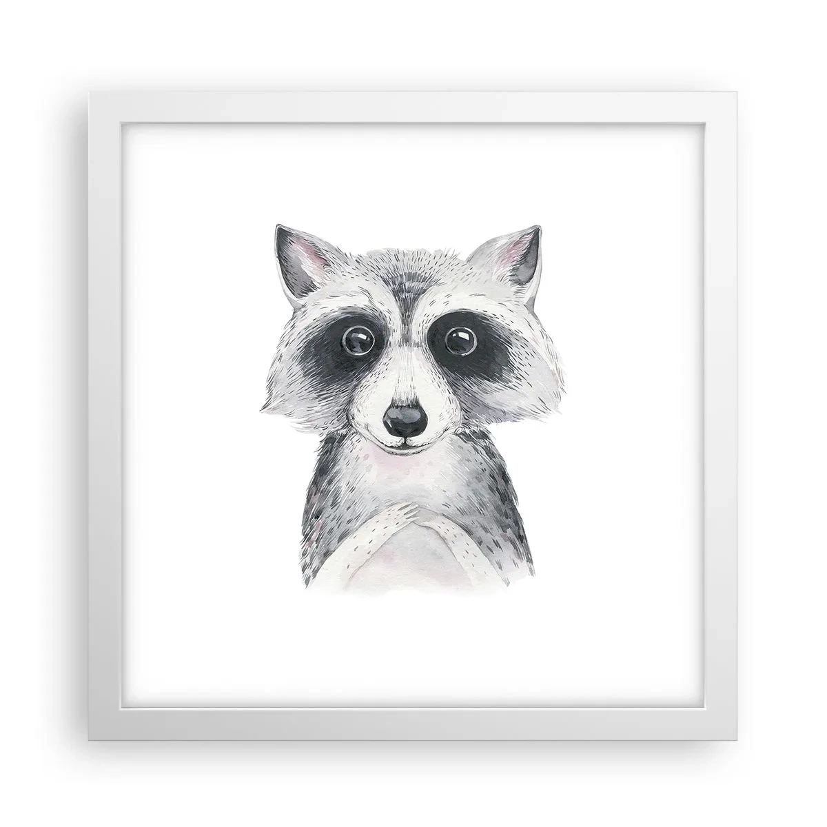 Poster in een witte lijst - Een moment om te verhuizen - 30x30 cm