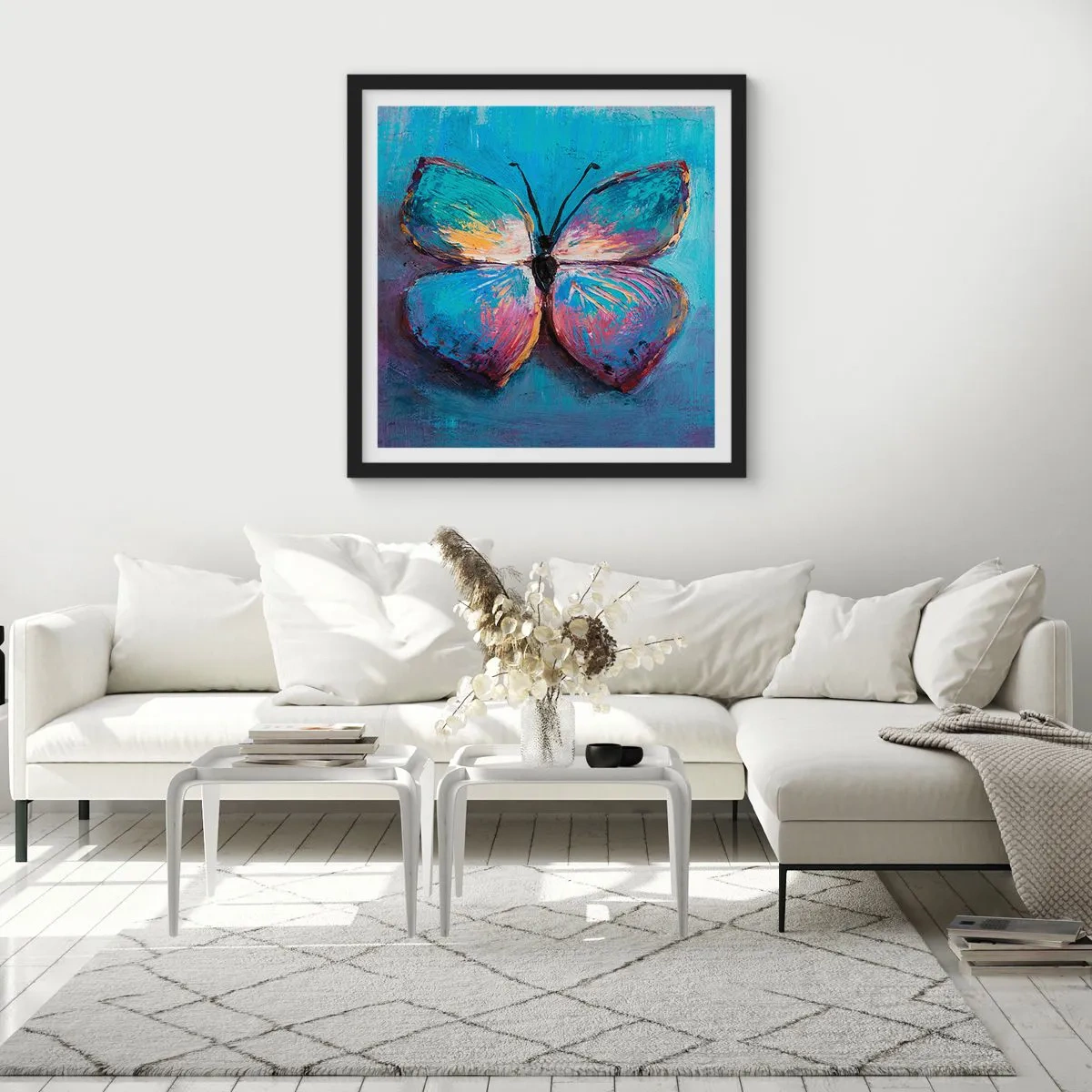 Poster in een zwarte lijst - In al zijn glorie - 60x60 cm