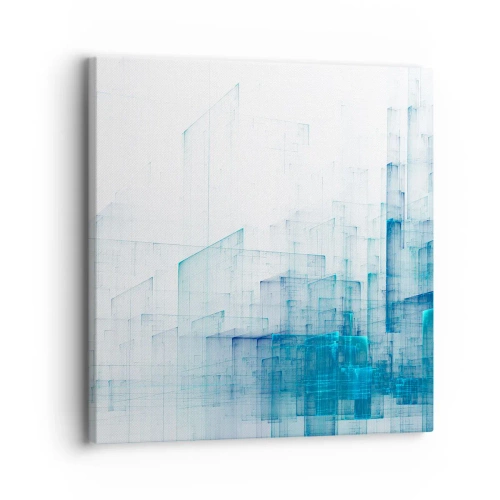 Schilderen op canvas - Hoe ruimte geworden is - 30x30 cm