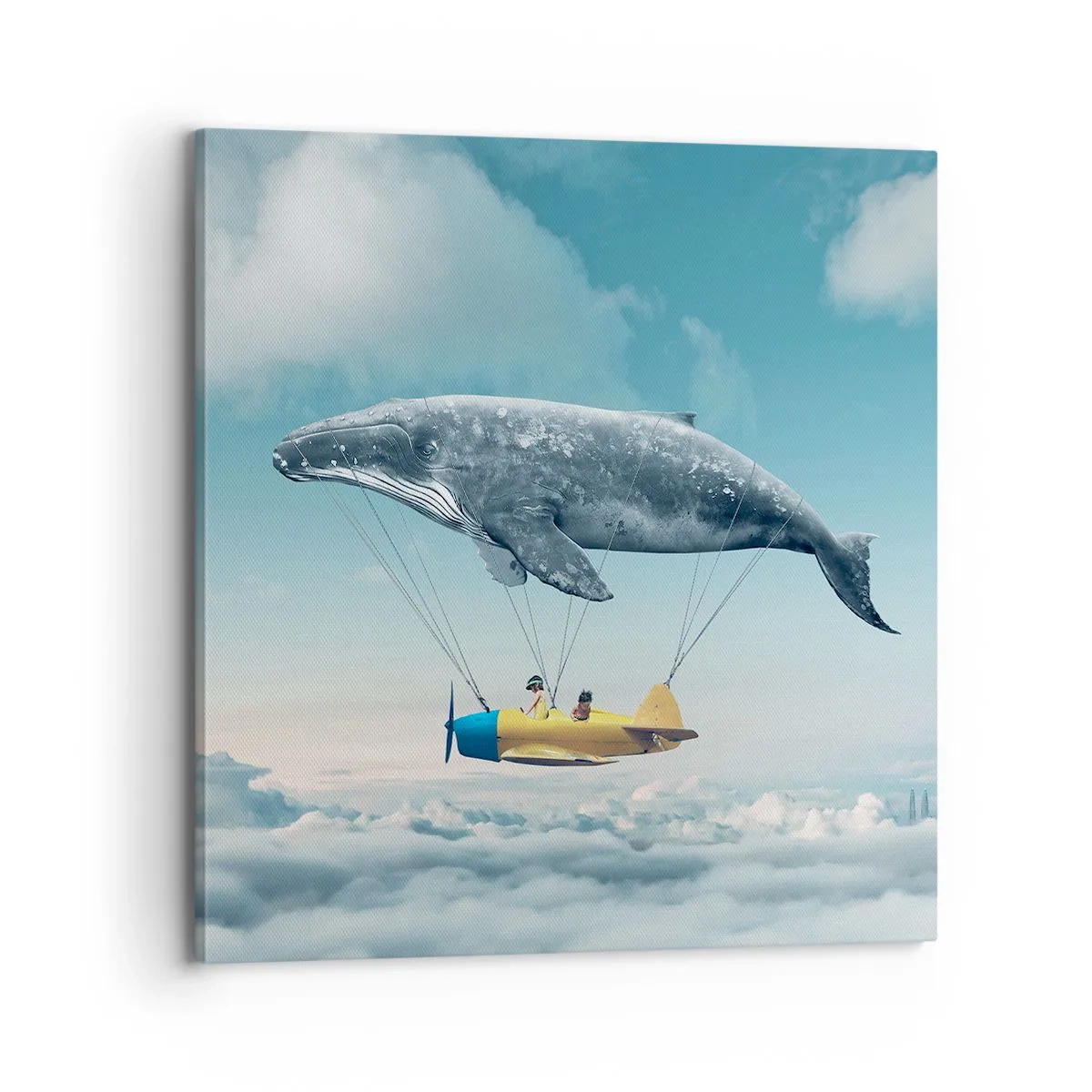 Schilderen op canvas - Waarom niet? - 70x70 cm