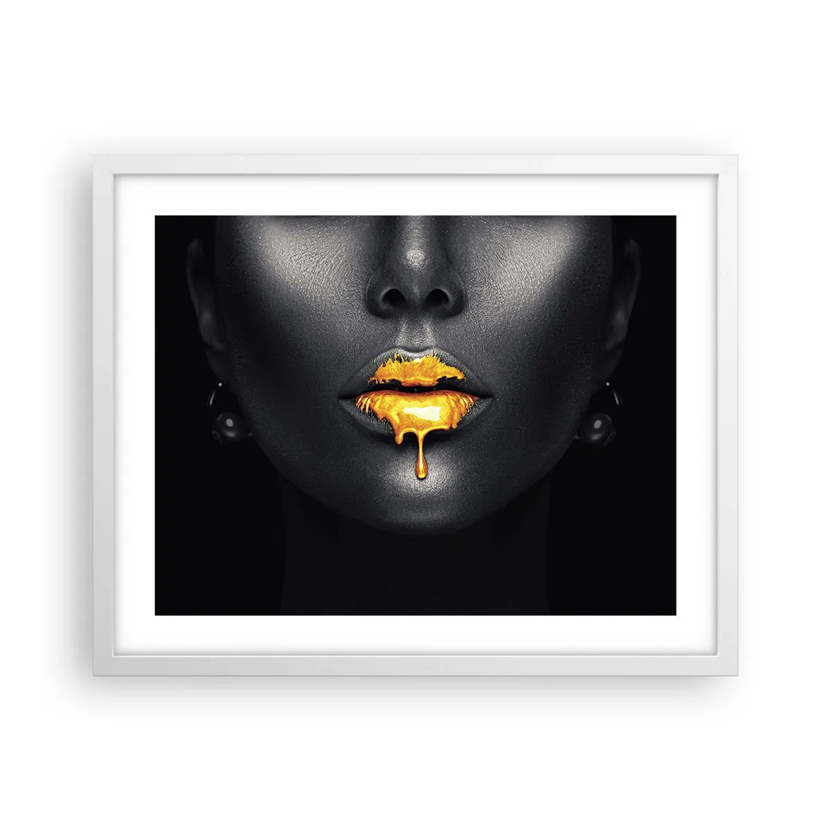 Poster in een witte lijst - Goldmouth - 50x40 cm