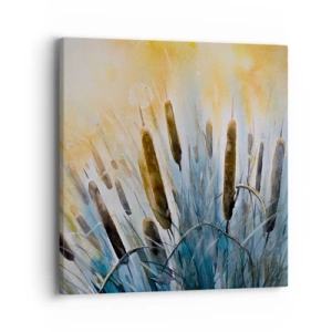 Schilderen op canvas - De kou van het water, de hitte van de zon - 40x40 cm