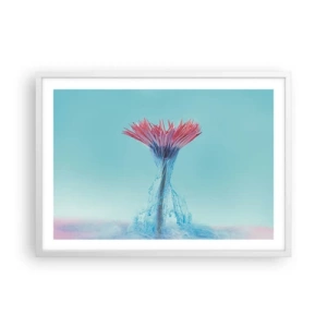 Poster in een witte lijst - In een verkwikkende omhelzing - 70x50 cm