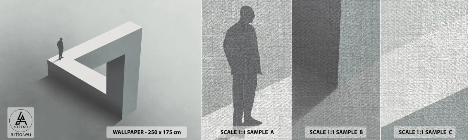 Fotobehang Monster Premium Canvas - Maar het is toch mogelijk - Bedrijf, Industrieel, Modern - 100x30 cm