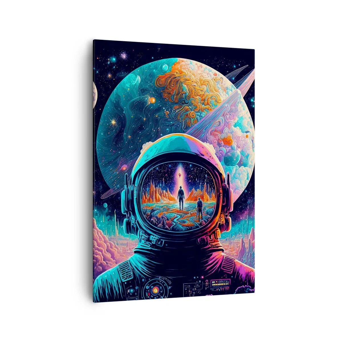 Schilderen op canvas - Filosofen hebben er niet van gedroomd - 70x100 cm