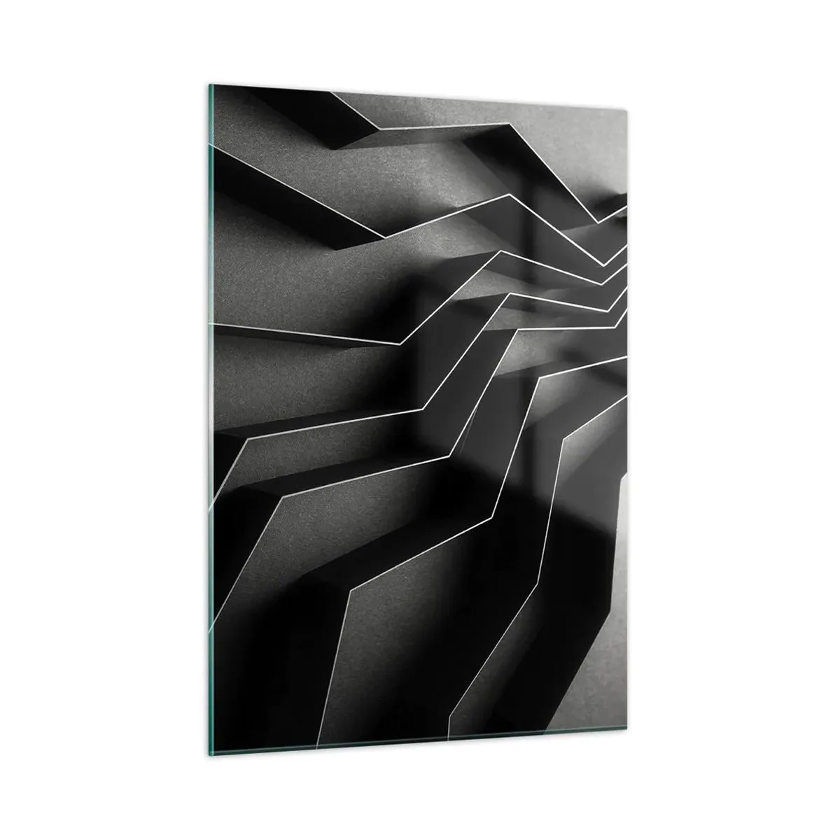 Schilderen op glas - Ruimtelijke orde - 50x70 cm