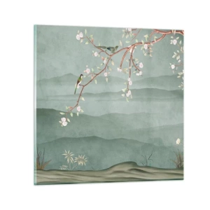 Schilderen op glas - Lente, oh jij bent het - 70x70 cm