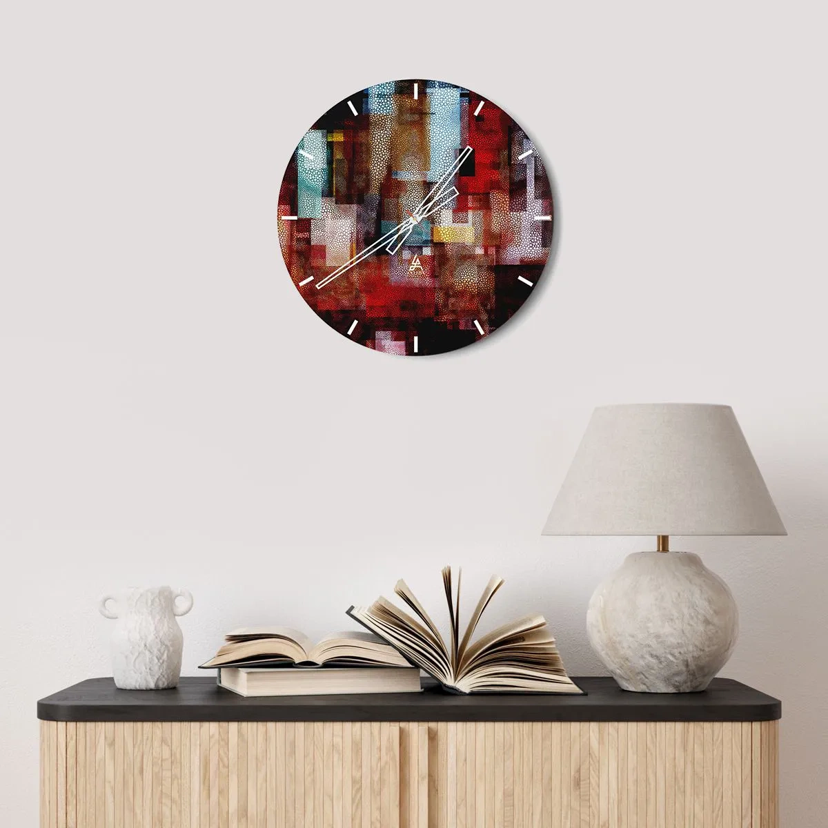 Wandklok - Klok - Het is een allegaartje - 40x40 cm