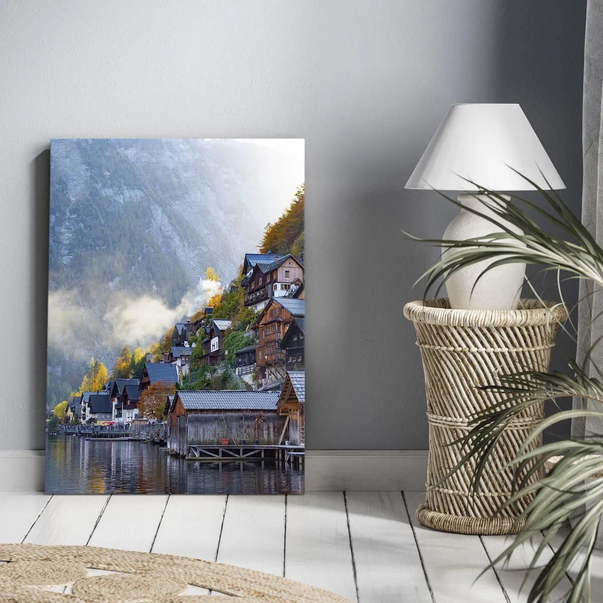 Schilderen op canvas - Alpine sfeer - 50x70 cm