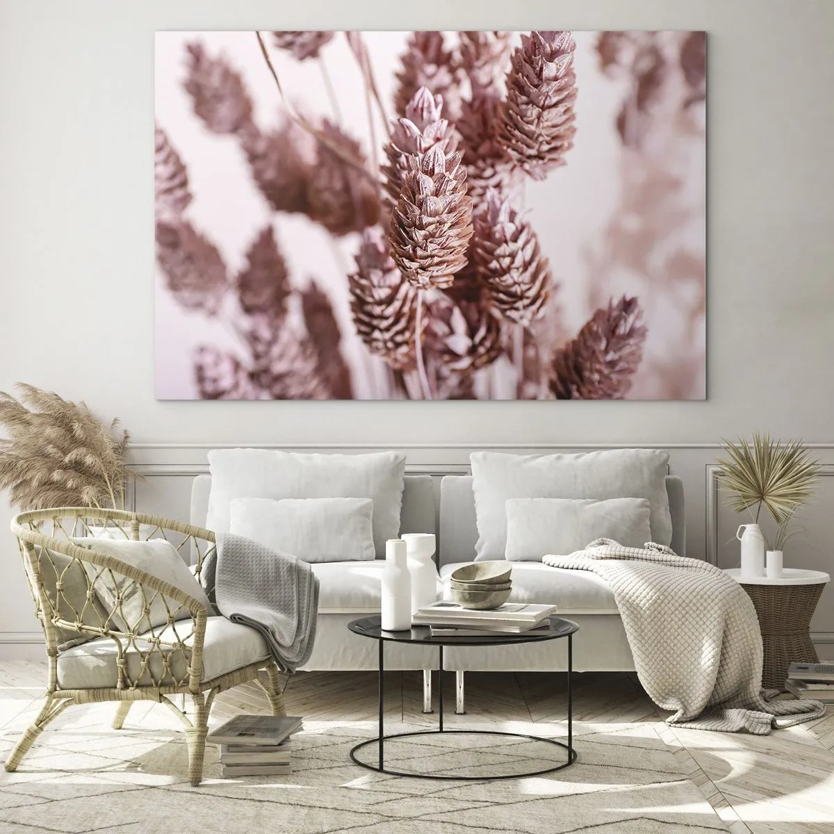 Schilderen op glas - Schijnbaar onopvallend - 120x80 cm