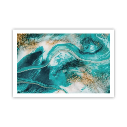 Poster - De rivier van goud - 91x61 cm