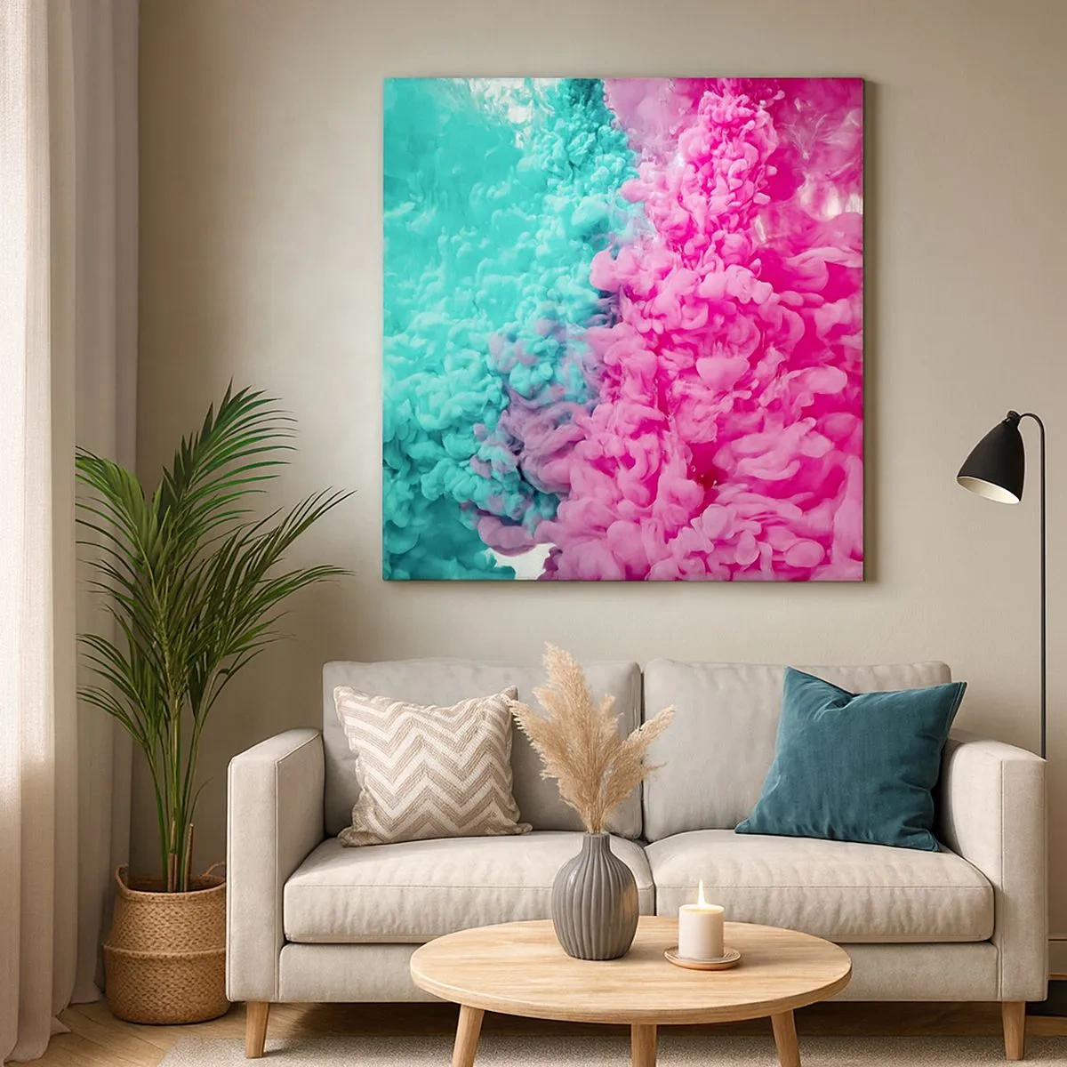 Schilderen op canvas - Laatst gevecht - 30x30 cm