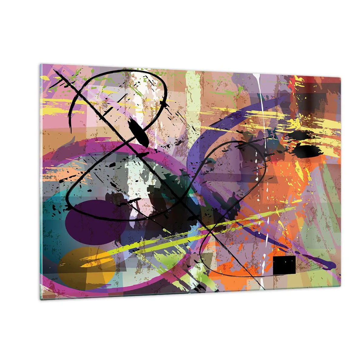 Schilderen op glas - Je kunt rechtdoor of rondom - 120x80 cm