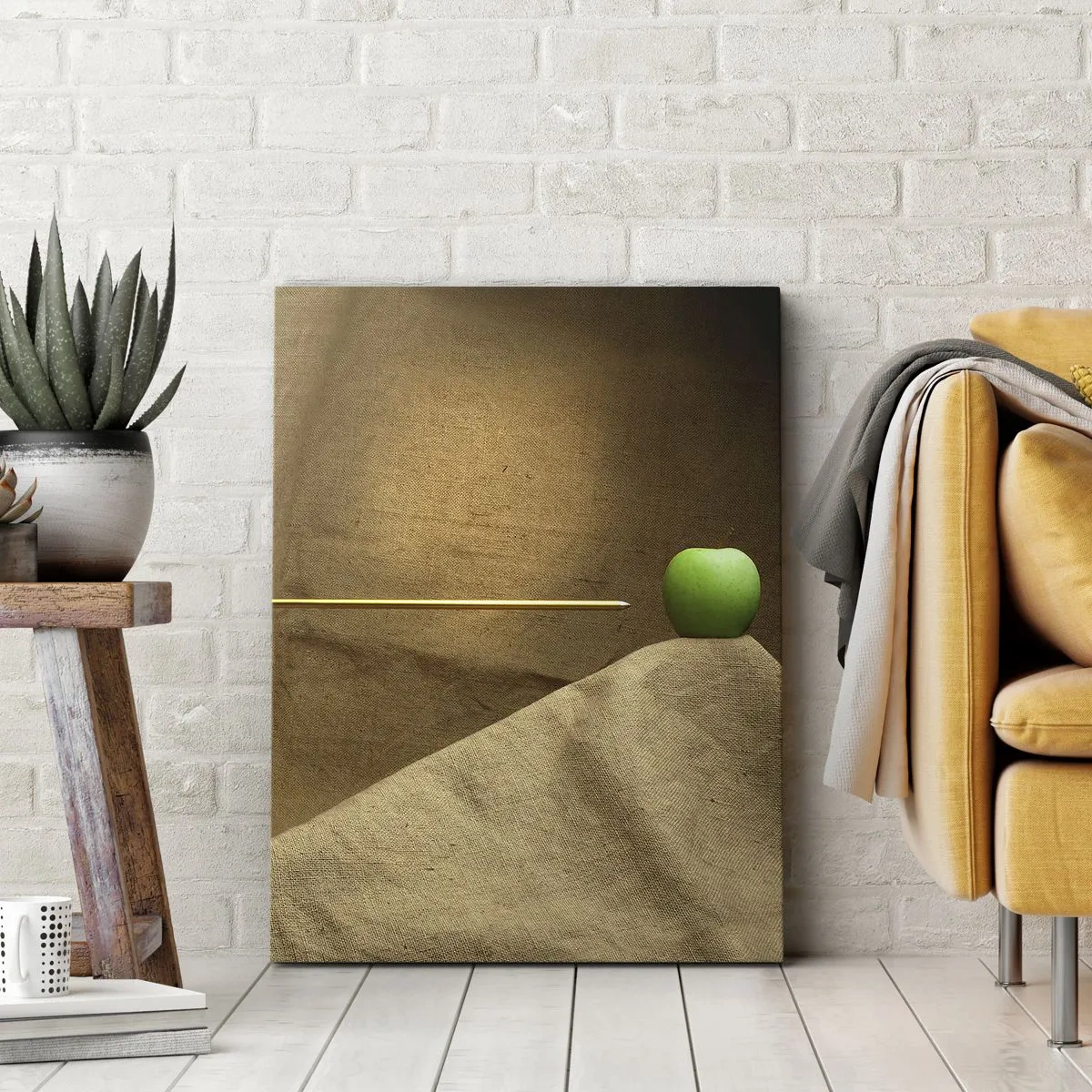 Schilderen op canvas - Roep de geest van William Tell op - 55x100 cm