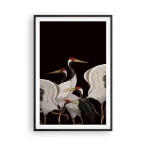 Poster in een zwarte lijst - Vogel spullen - 61x91 cm